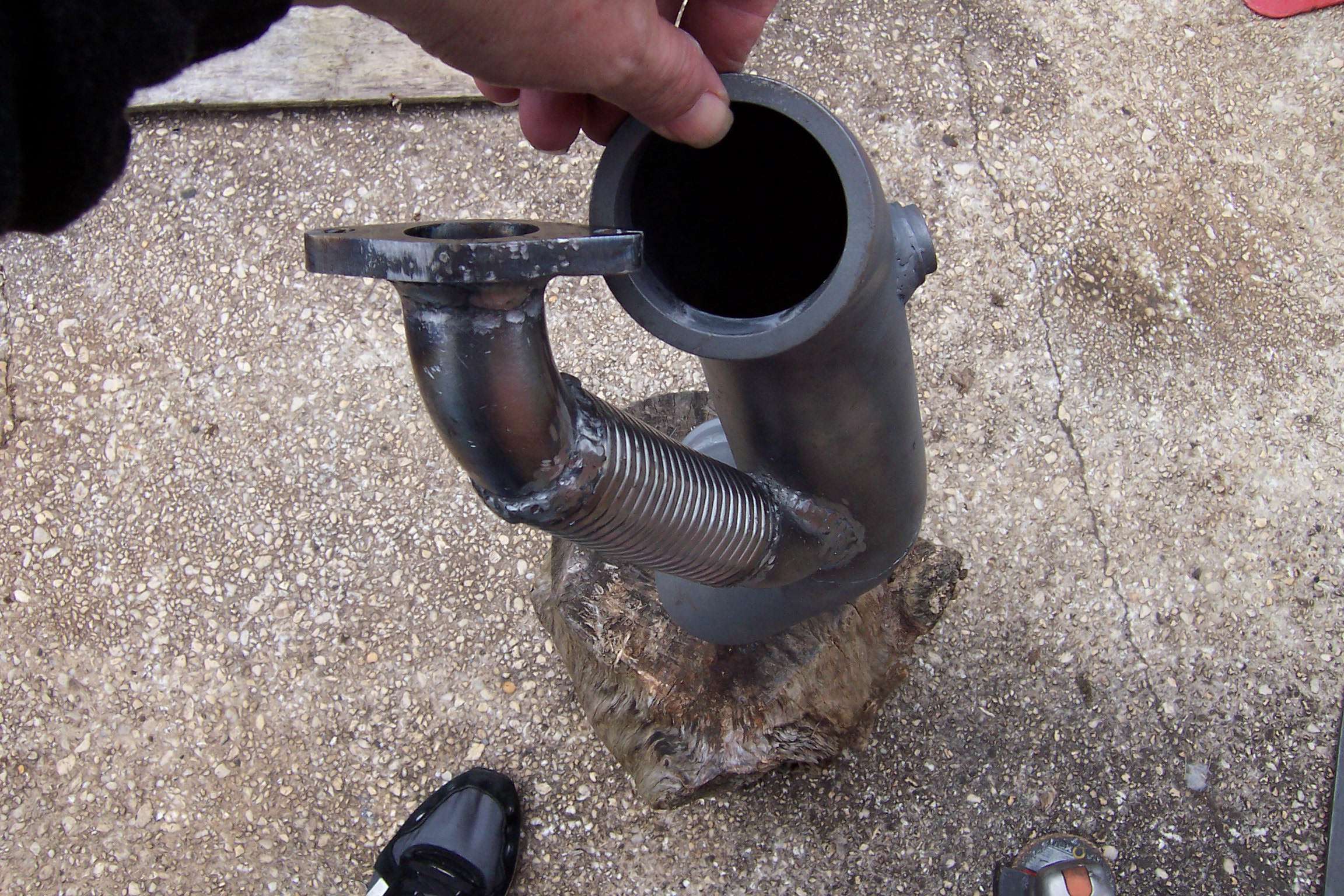 External wastegate adaptor Turbo / Supercharger HybridZ